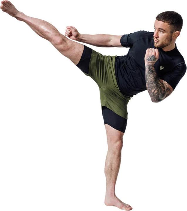 Produktbild Rdx Shorts Mma T16 Vert Armée/Noir-S (S, 3XL)