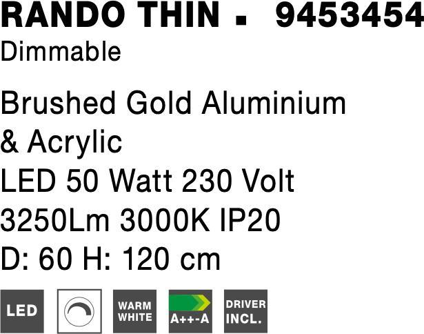 Immagine prodotto Nova Luce Rando Thin (2864 lm)