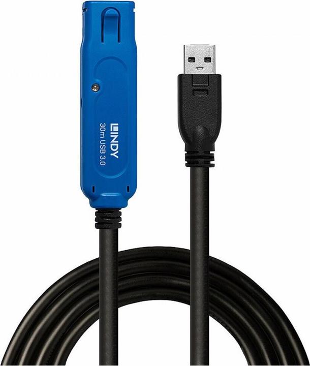 Produktbild Lindy 30m USB 3.0 Aktivverlängerung Pro (30 m, USB 3.2 Gen 1)