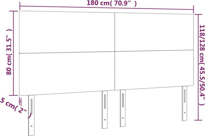 Actual product image VidaXL Loretta (180 x 5 x 128 cm)