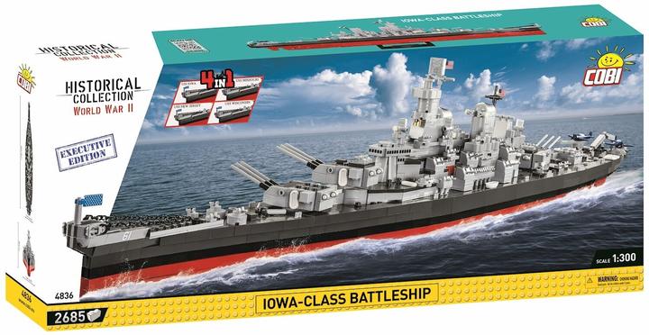 Actual product image Cobi Battleship Iowa class