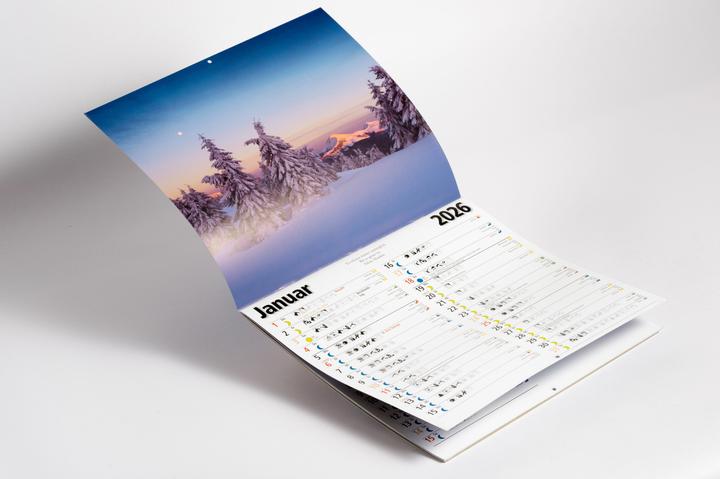 Produktbild Das Mondjahr 2026 - Wandkalender (32 x 28 cm, Harter Einband, Deutsch)