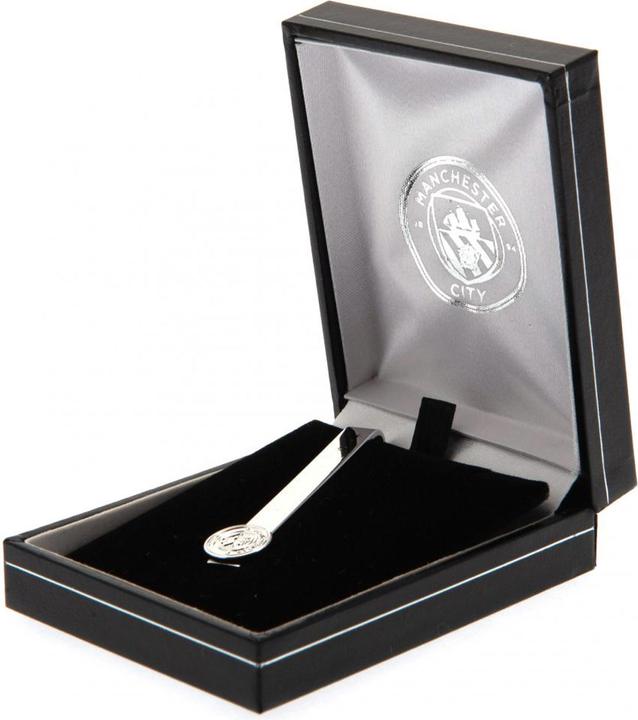 Actual product image Manchester City FC silver plated tie pin