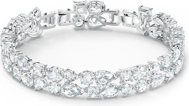 Immagine prodotto Swarovski Bracciale misto Tennis Deluxe (17 cm, Acciaio inossidabile)