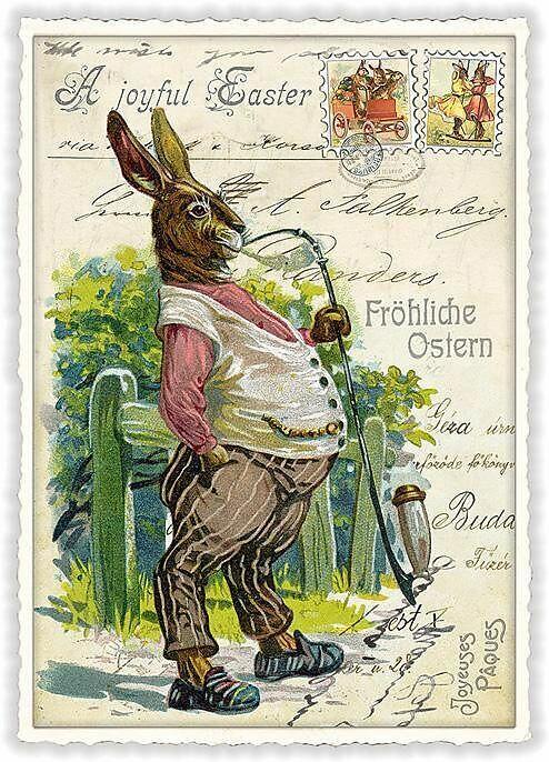 Produktbild Edition Tausendschön Postkarte / Ostern / hoch / blanko