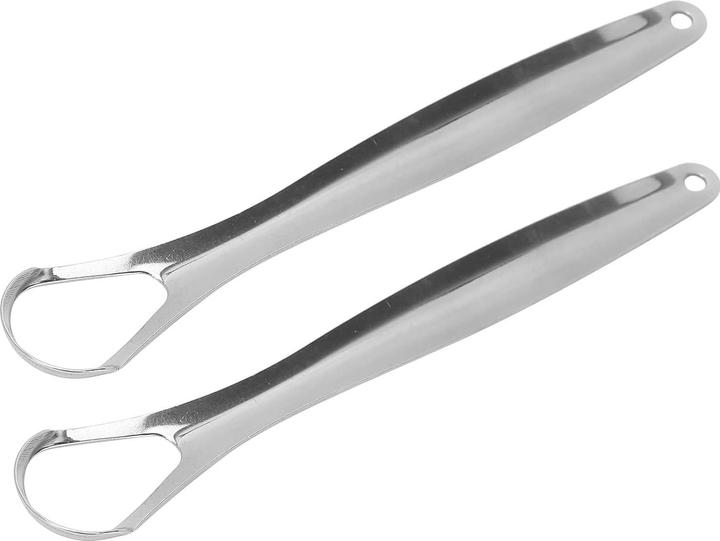 Actual product image JTI Reusable tongue scraper - stainless steel (Tongue scraper, 1 x)