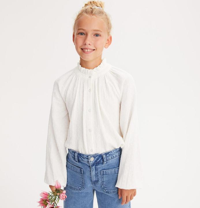 Produktbild La Redoute Collections Weite Bluse mit Stehkragen & Plumetismuster (134)