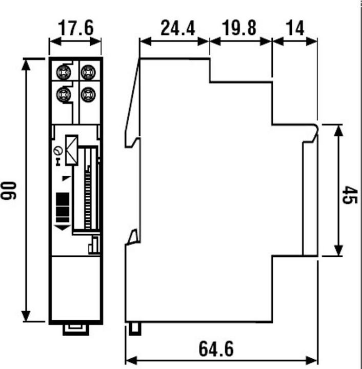 Produktbild Finder Zeitschaltuhr für Hutschiene B