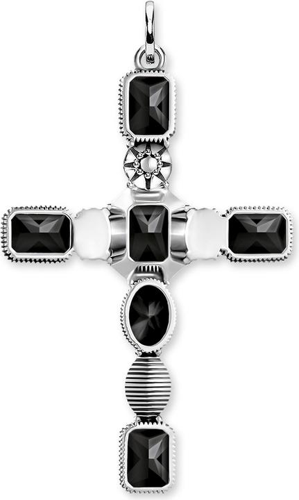 Image du produit Thomas Sabo Pendentif croix pierres noires (Argent 925)