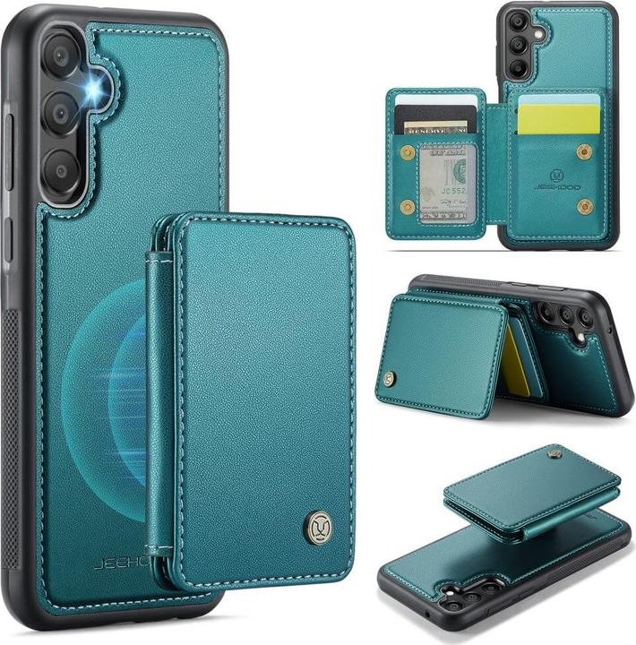 Actual product image Cover-Discount Galaxy A55 - 2-in-1 back cover with credit card holder (Samsung Galaxy A55)