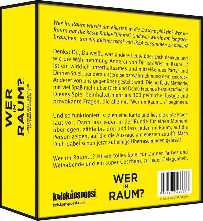 Produktbild Wer im Raum? (Deutsch)