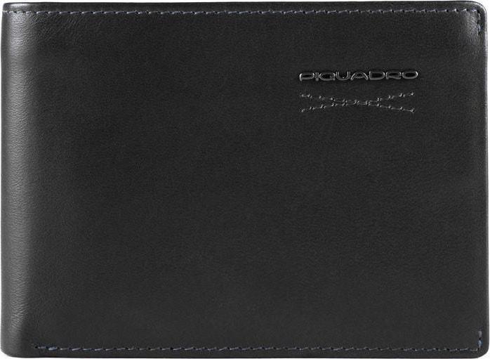 Actual product image Piquadro Leather Wallet, Key holder, 42023100, Black, For Men