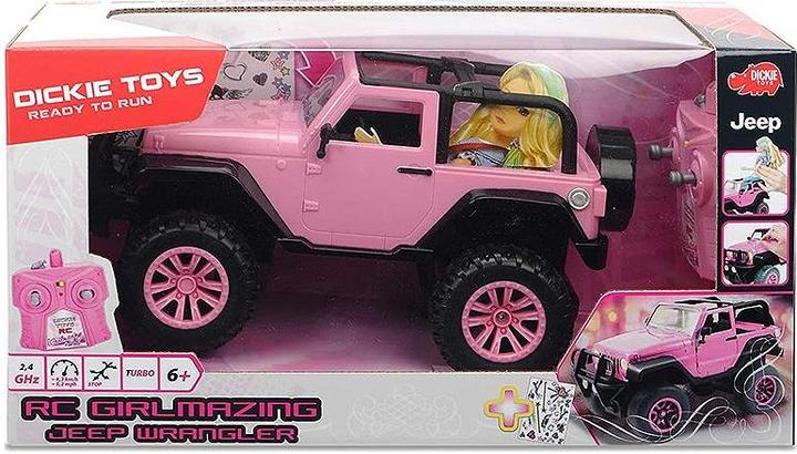 Actual product image Dickie RC Jeep Wrangler Pink
