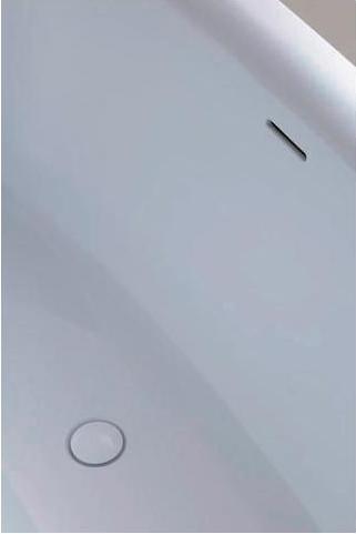 Produktbild Duravit Badewanne WHITE TULIP 180x90 freistehend 2 Rückenschrägen weiss