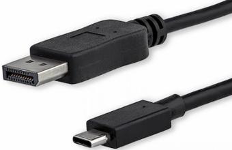 Brackton Cableis DisplayPort plug - USB type C plug 1 m 4K (1 m, DisplayPort)