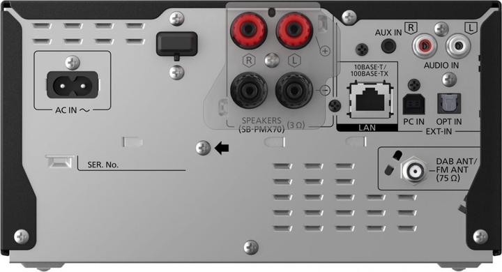 Image du produit Panasonic SC-PMX802E (Airplay, WiFi, Lecteur de CD, 2x 60 W)