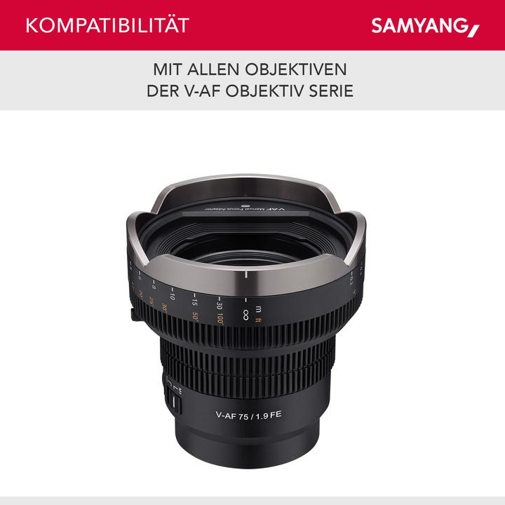 Actual product image Samyang MF adapter for V-AF series