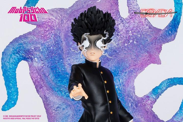 Actual product image Espada Mob Psycho 100 Statue 1/8 Shigeo Kageyama (Mob) 28 cm