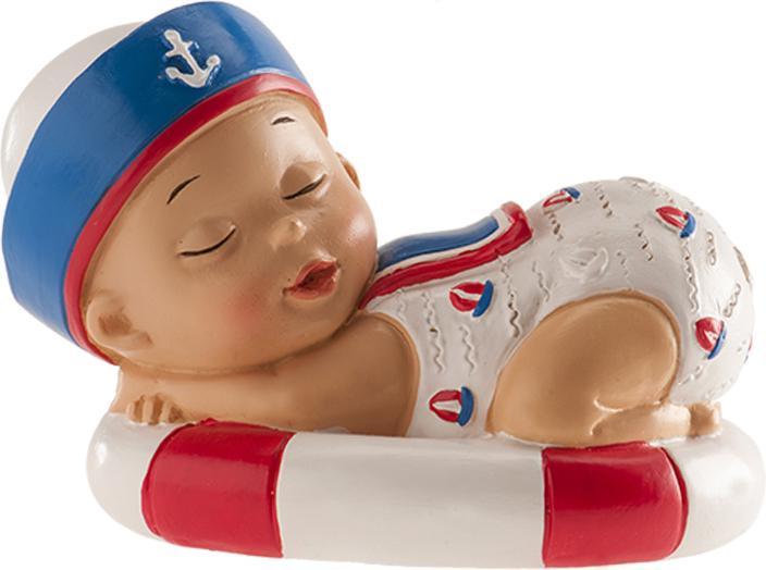 Produktbild Dekora Taufe Figürchen - Lieber Baby Junge Seemann (10cm) (1 x)