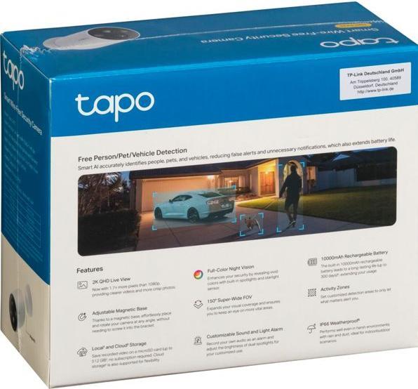 Produktbild TP-Link Tapo C425 (1-pack) (2560 x 1440 Pixels)