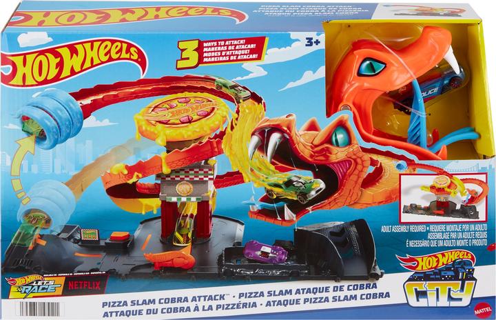 Productafbeelding Hot Wheels City Cobra Slam Pizza-aanval
