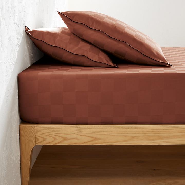 Actual product image La Redoute Interieurs Victor Damier (Duvet cover, 90 x 190 cm)