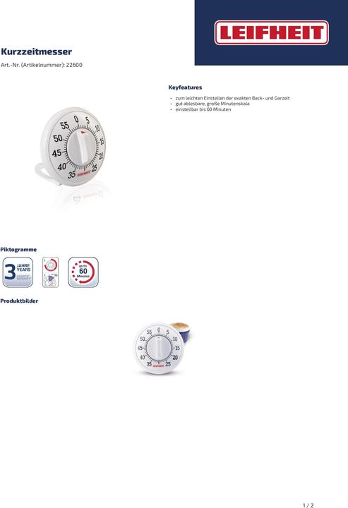 Actual product image Leifheit ComfortLine