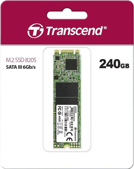 Actual product image Transcend Mts820s (240 GB, M.2 2280)