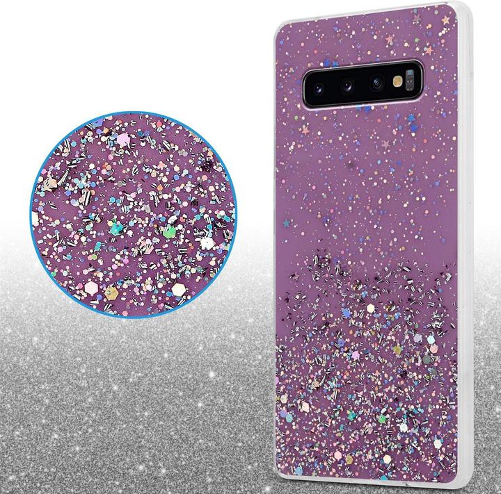Image du produit Cadorabo Couverture TPU paillettes scintillantes (Samsung Galaxy S10+)