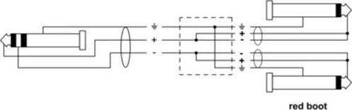 Actual product image Cordial 2in1 (6 m, 6.3mm jack, 3.5mm jack (AUX))