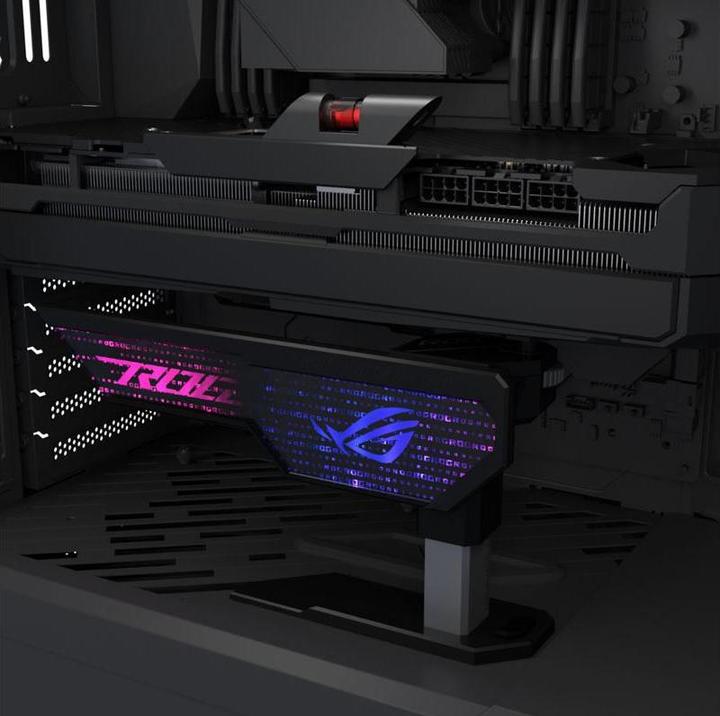 Actual product image ASUS ROG Herculx graphics card holder
