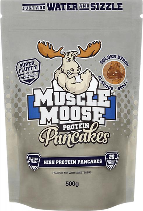Immagine prodotto Muscle Moose Pancake proteici (Sciroppo d'oro, 1 pz., 522 g)