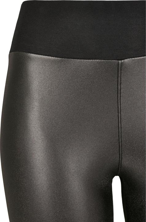 Actual product image Urban Classics Ladies Synthetic Leather High Waist Leggings (M)