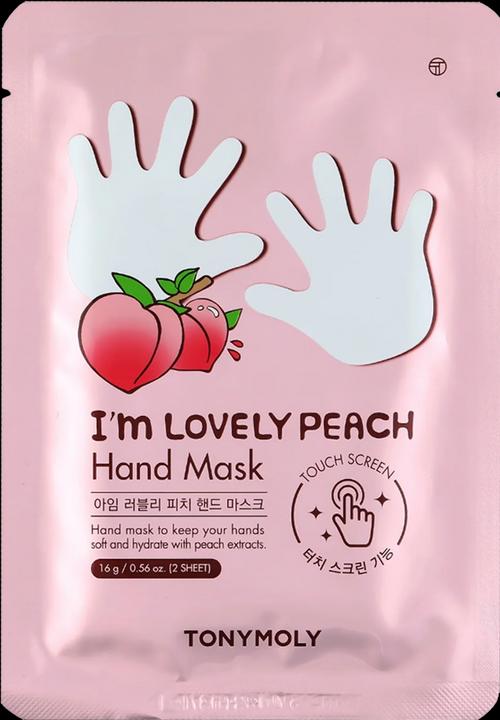 Tony Moly I'M Lovely Pfirsich Handmaske - 1 Paar 0,56 Oz / 16 G