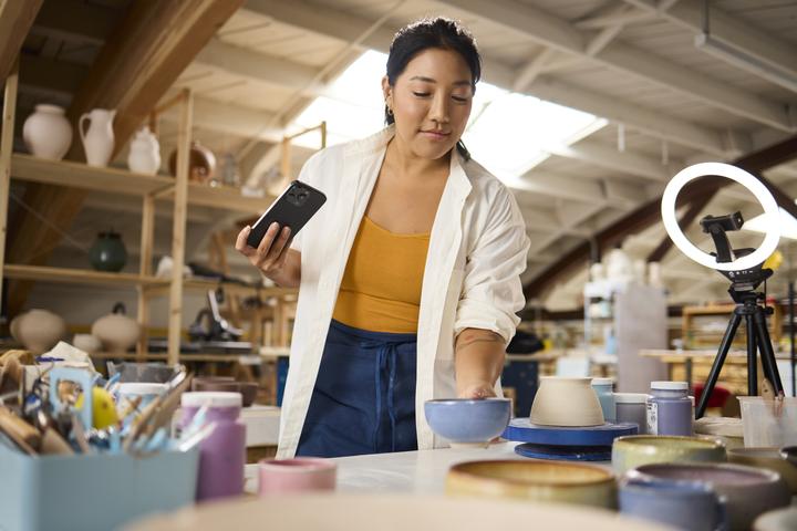 Produktbild SanDisk Creator Phone Drive (128 GB, USB-C, USB-A)