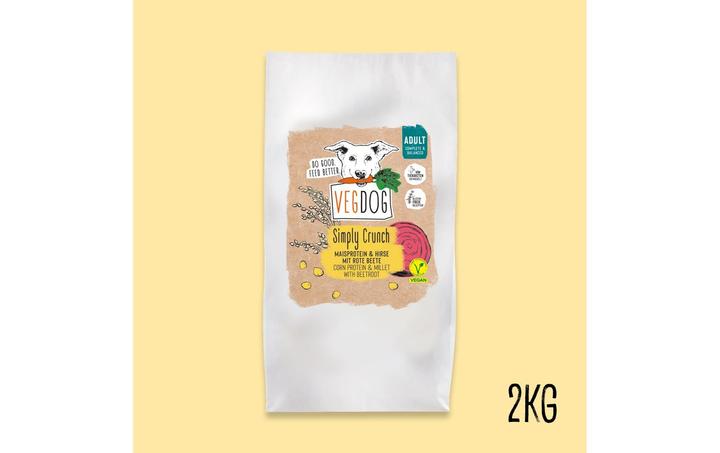 Produktbild Vegdog Trockenfutter Simply Crunch 2 kg (Adult, 1 Stk., 2000 g)