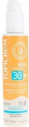 Actual product image Markenlos Topicrem Sun Protect Moisturizing Sun Spray SPF 30 150ml (Sun spray, SPF 30, 150 ml)
