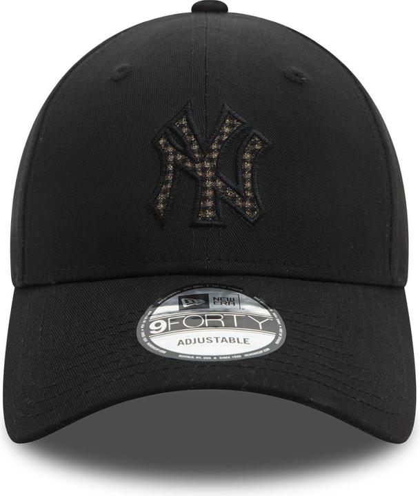 Image du produit New Era 9Forty Cap - CHECK INFILL New York Yankees noir