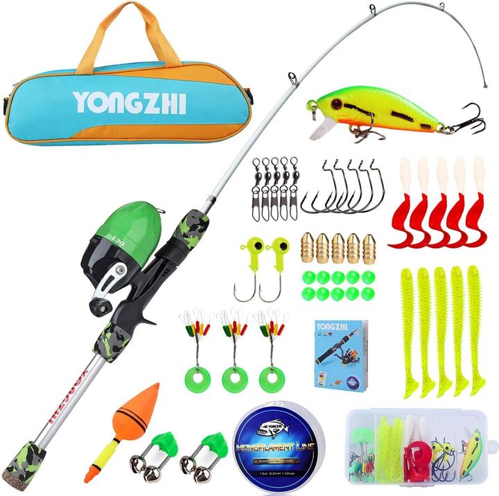 Immagine prodotto Sougayilang Kinder-Teleskop-Angelset mit Spulenkombination (Set da pesca, Telescopio)