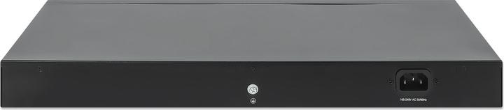 Actual product image Intellinet 28-port L2+ Fully Managed PoE+ switch with 24 Gigabit Ethernet ports and 4 SFP+ uplinks (28 Ports)