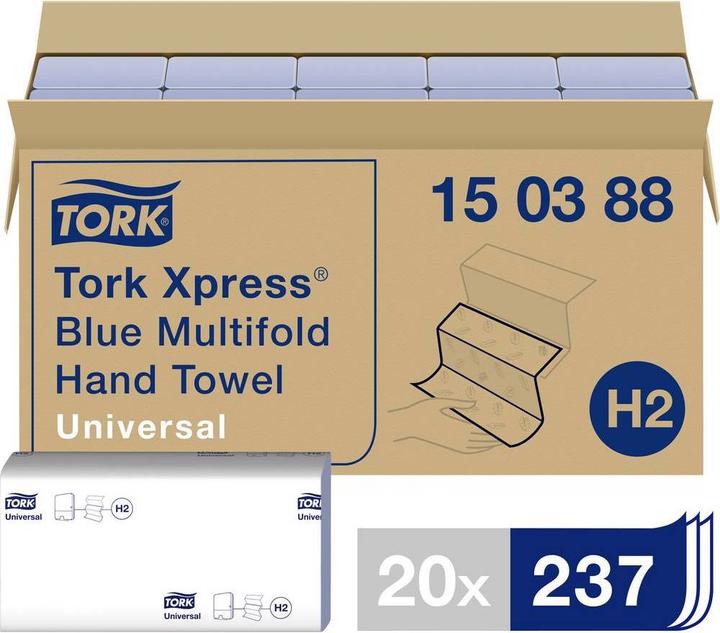 Produktbild Tork sal Multifold Papierhandtücher, 2 lagig (237 x)