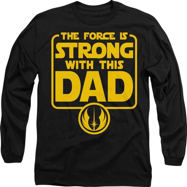 Produktbild Star Wars Force Is Strong Dad TShirt Vatertag (L)