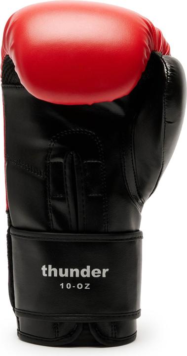 Actual product image Leone Thunder Boxing Gloves Red GN383 (18 OZ)