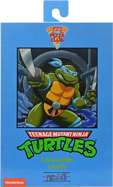 Produktbild Neca Teenage Mutant Ninja Turtles (Cartoon) Actionfigur Ultimate Leonardo VHS 18 cm