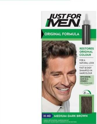 Image du produit Just For Men H40 Colorant pour cheveux brun foncé moyen 60ml (60 ml)