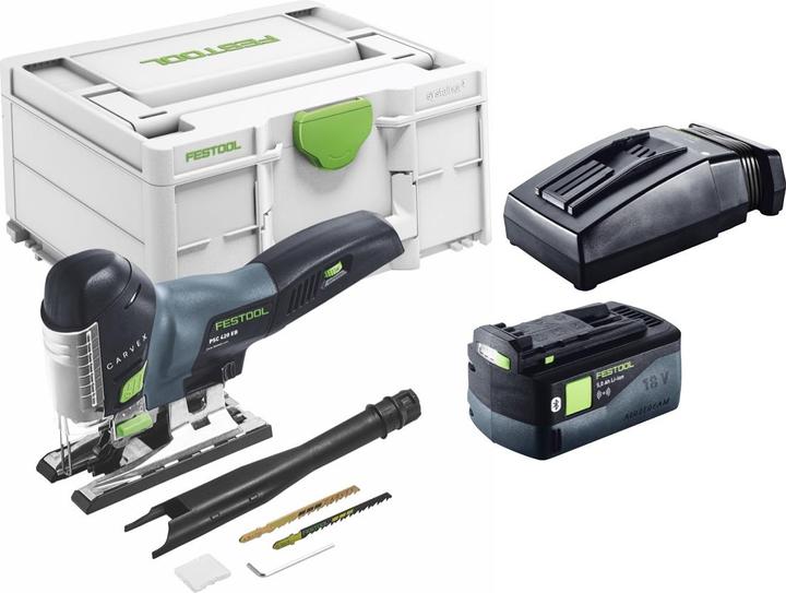 Actual product image Festool CARVEX PSC 420-Basic 18 V 120 mm seghetto alternativo a batteria senza spazzola + 1x