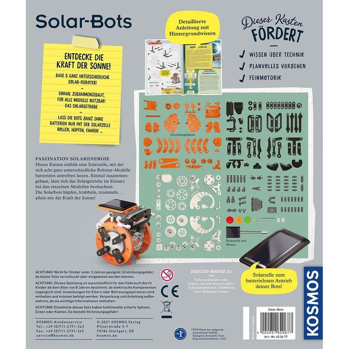 Actual product image Kosmos Solar Bots