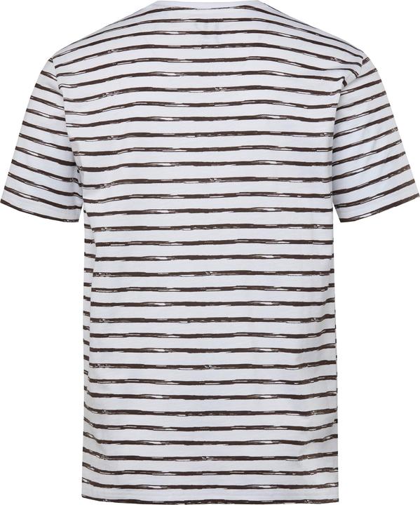 Produktbild JP1880 JP 1880 Herren grosse Grössen T-Shirt, Halbarm, Ringel offwhite 7XL 836180200-7XL (7XL)