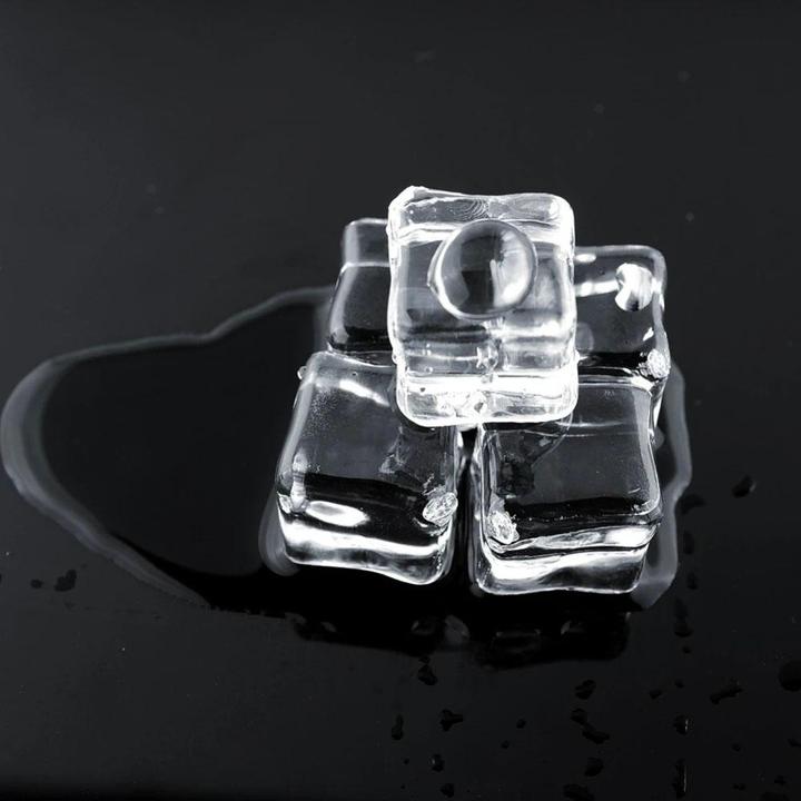 Produktbild JTI Eiswürfel aus Acryl - Requisiten für die Fotografie - 5er-Pack (Wiederverwendbare Eiswürfel)