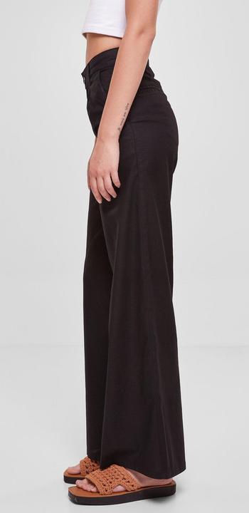 Image du produit Urban Classics Ladies High Linen Mixed Wide Leg Pants (33)